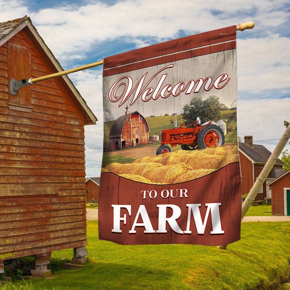 Welcome To Our Farm Flag TQN328F