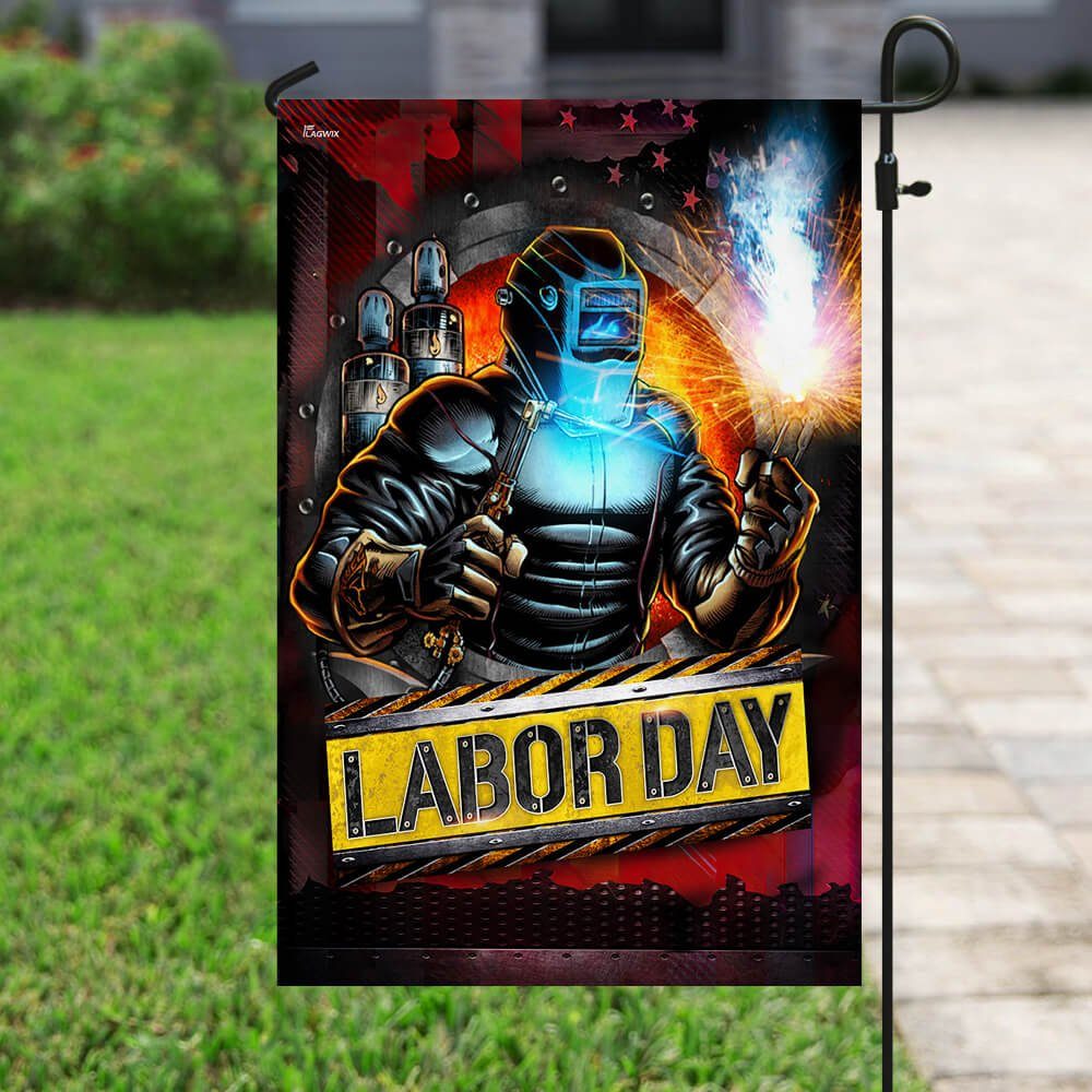 Welder Labor Day Flag NTB152F