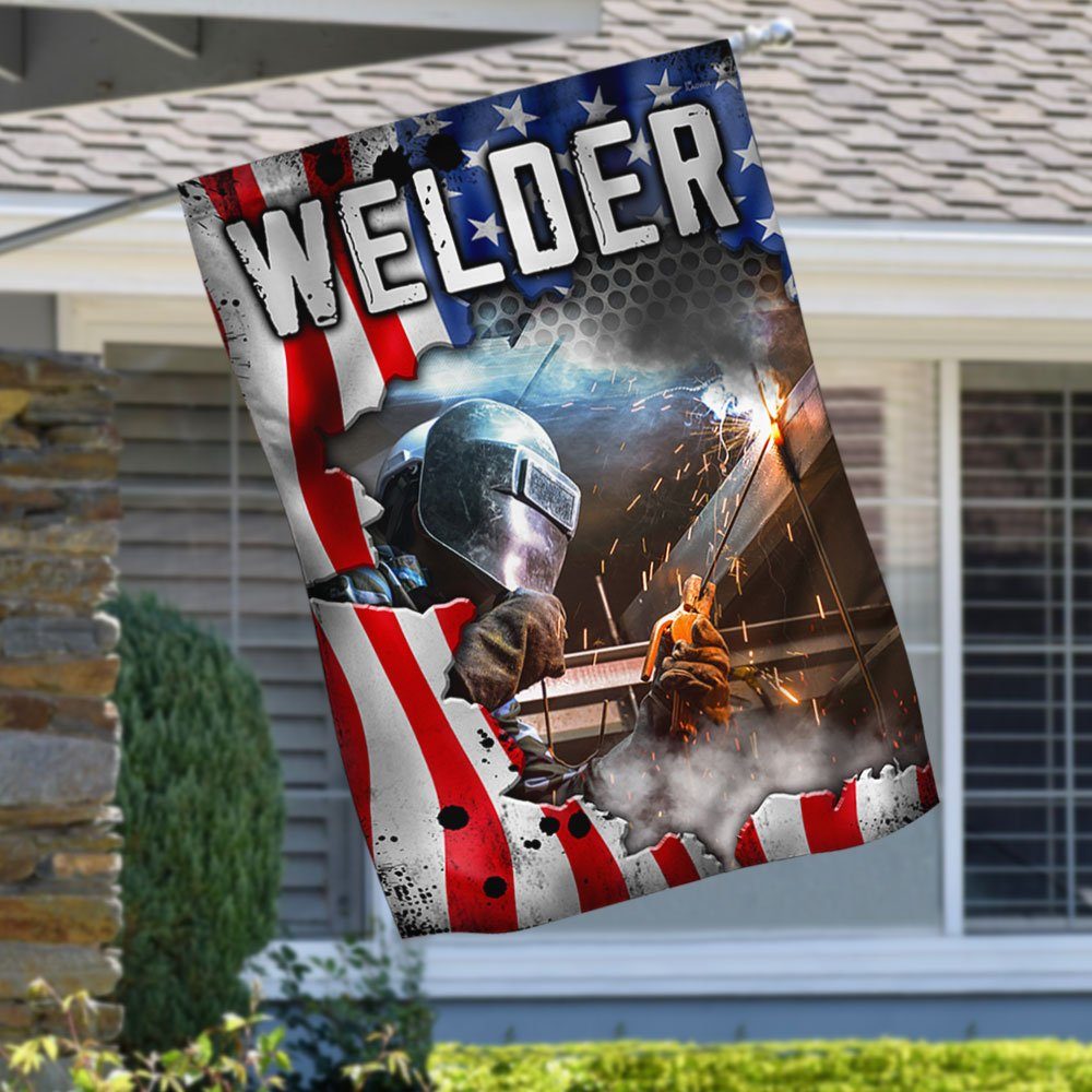 Welder U.S Flag LHA1947F