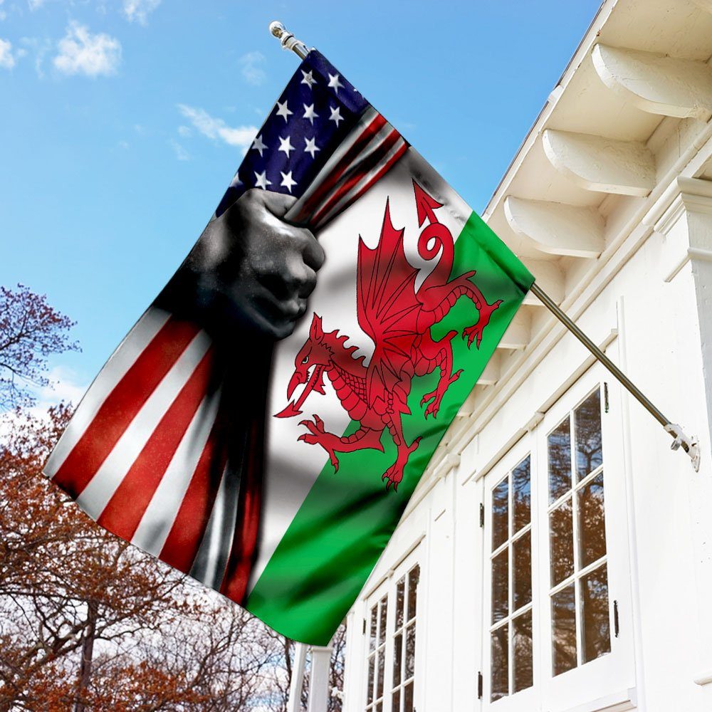 Welsh American Flag