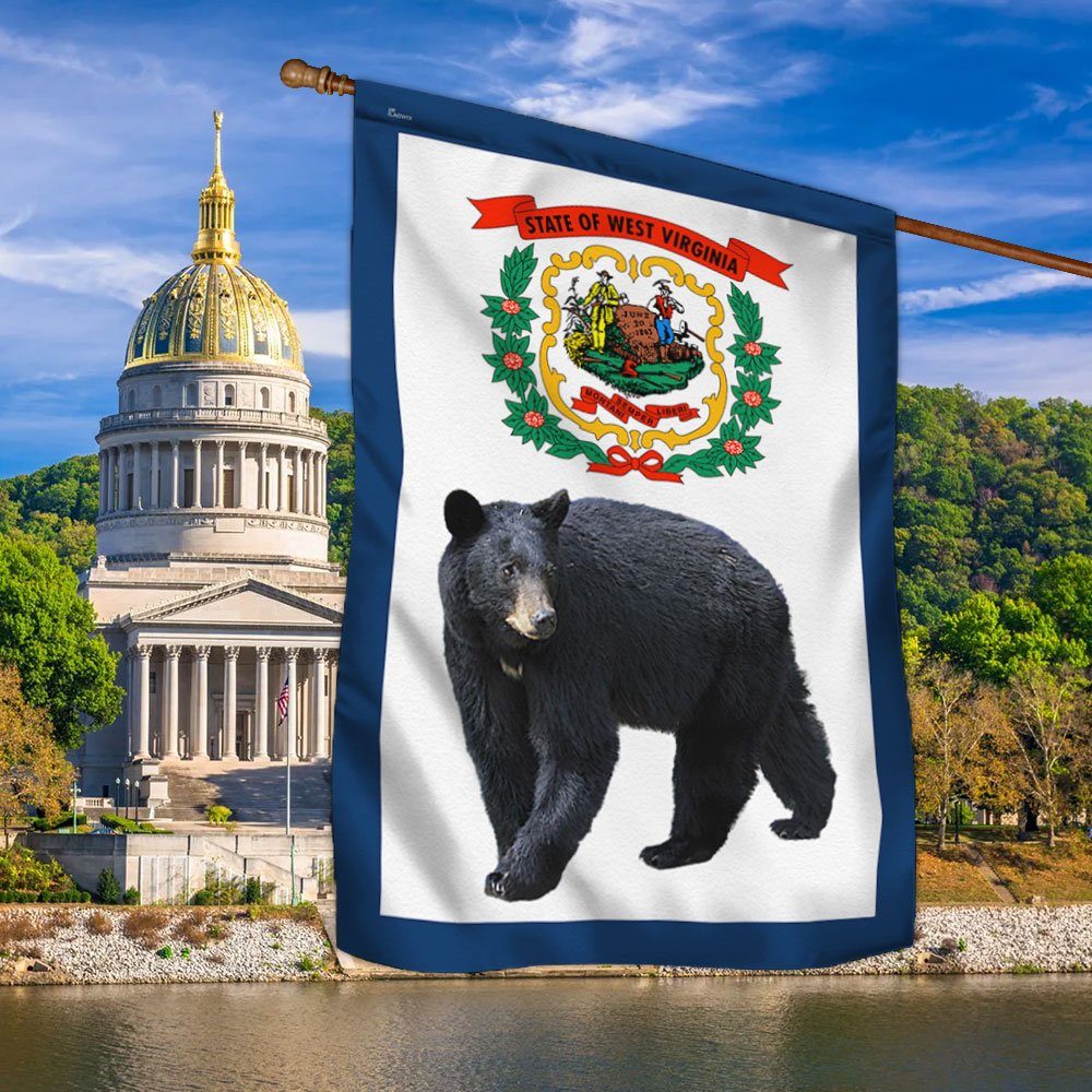 West Virginia Black Bear Flag TQN407F