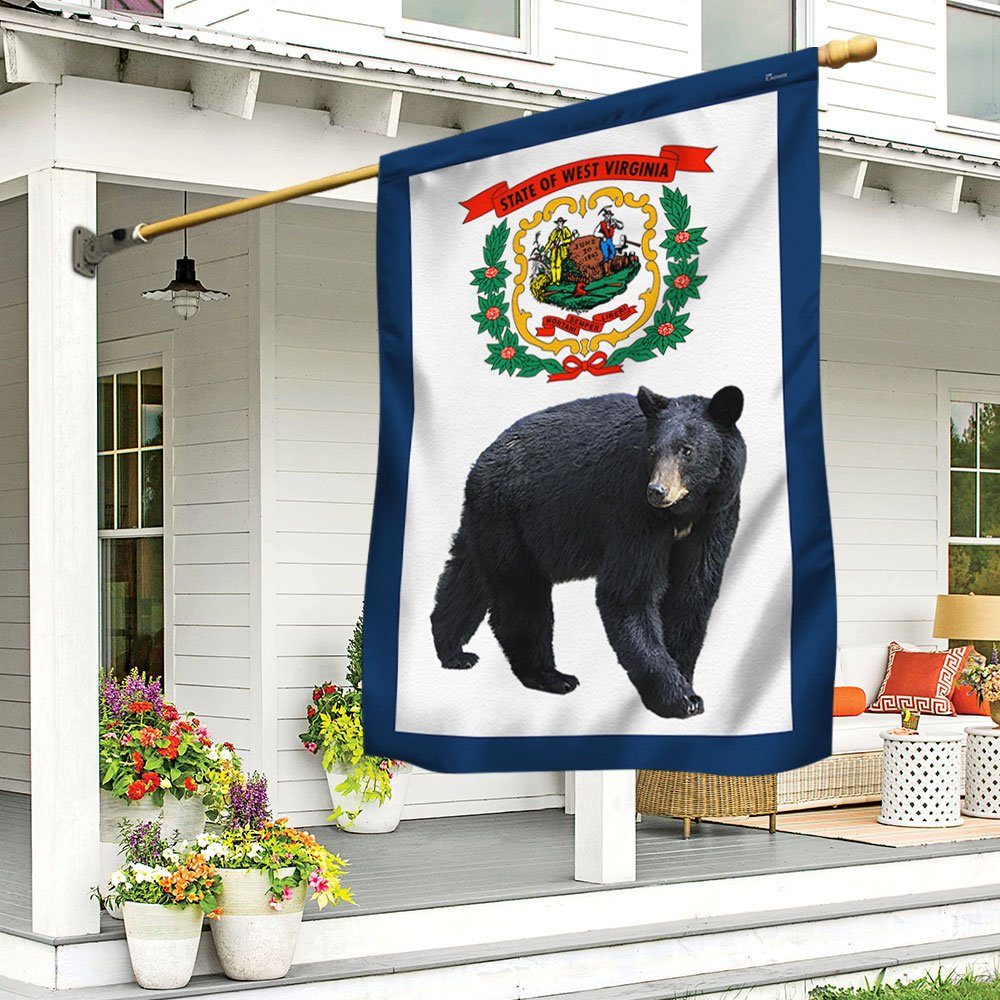 West Virginia Black Bear Flag TQN407F