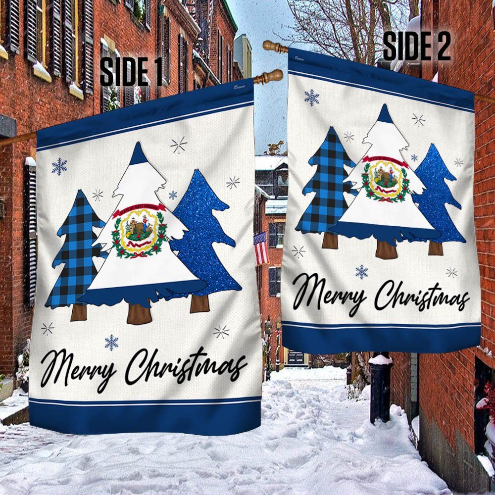 West Virginia Christmas Flag Home Sweet Home TQN730Fv2