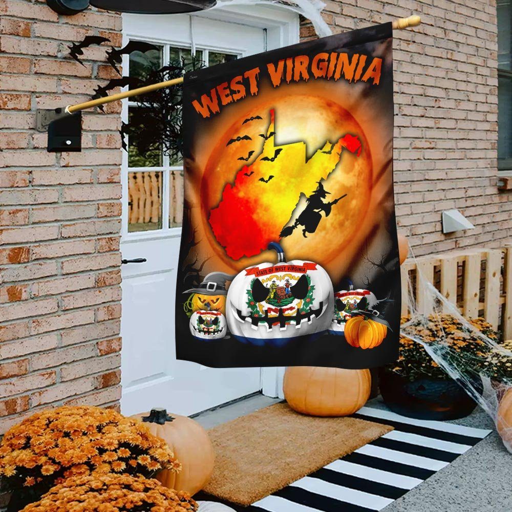 West Virginia Halloween Flag