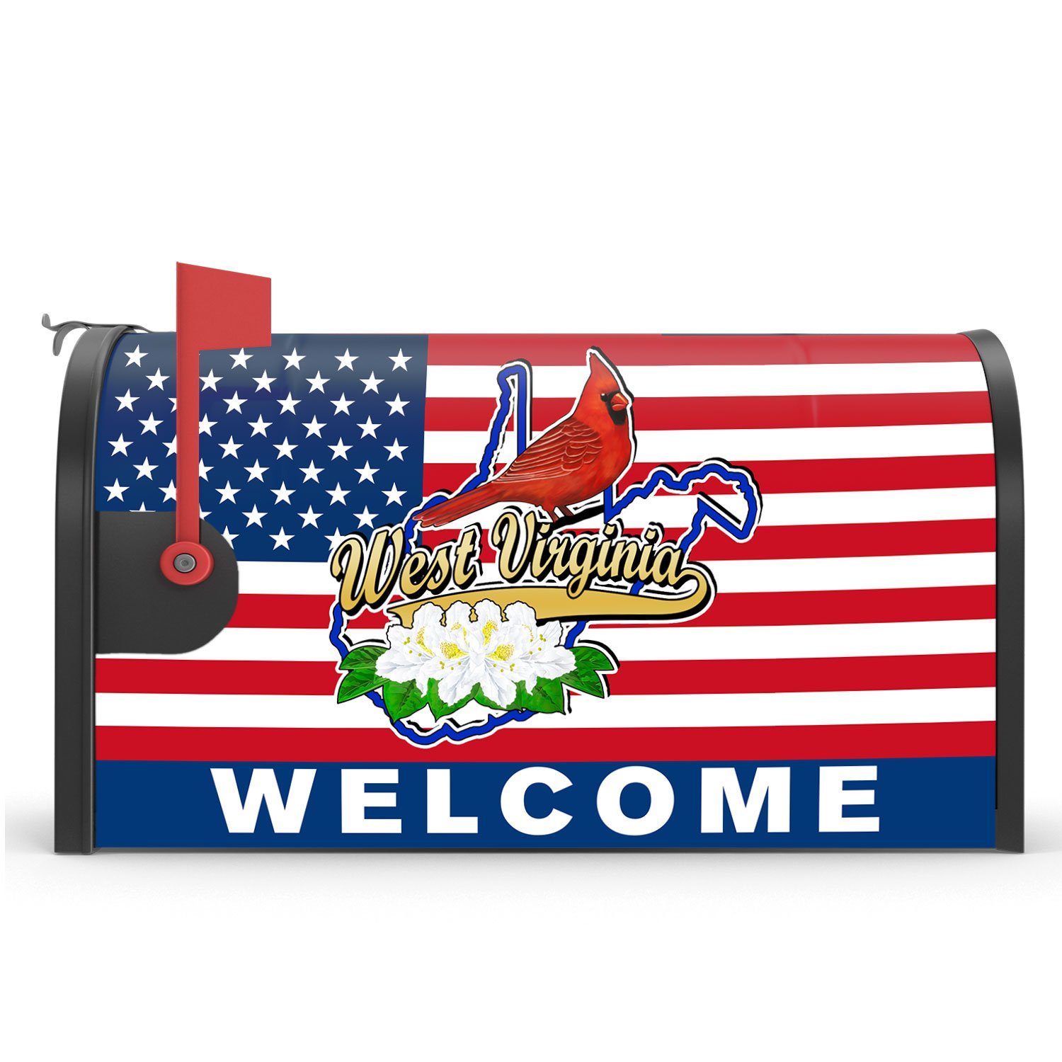 West Virginia Mailbox Cover Home Sweet Home TQN614MB