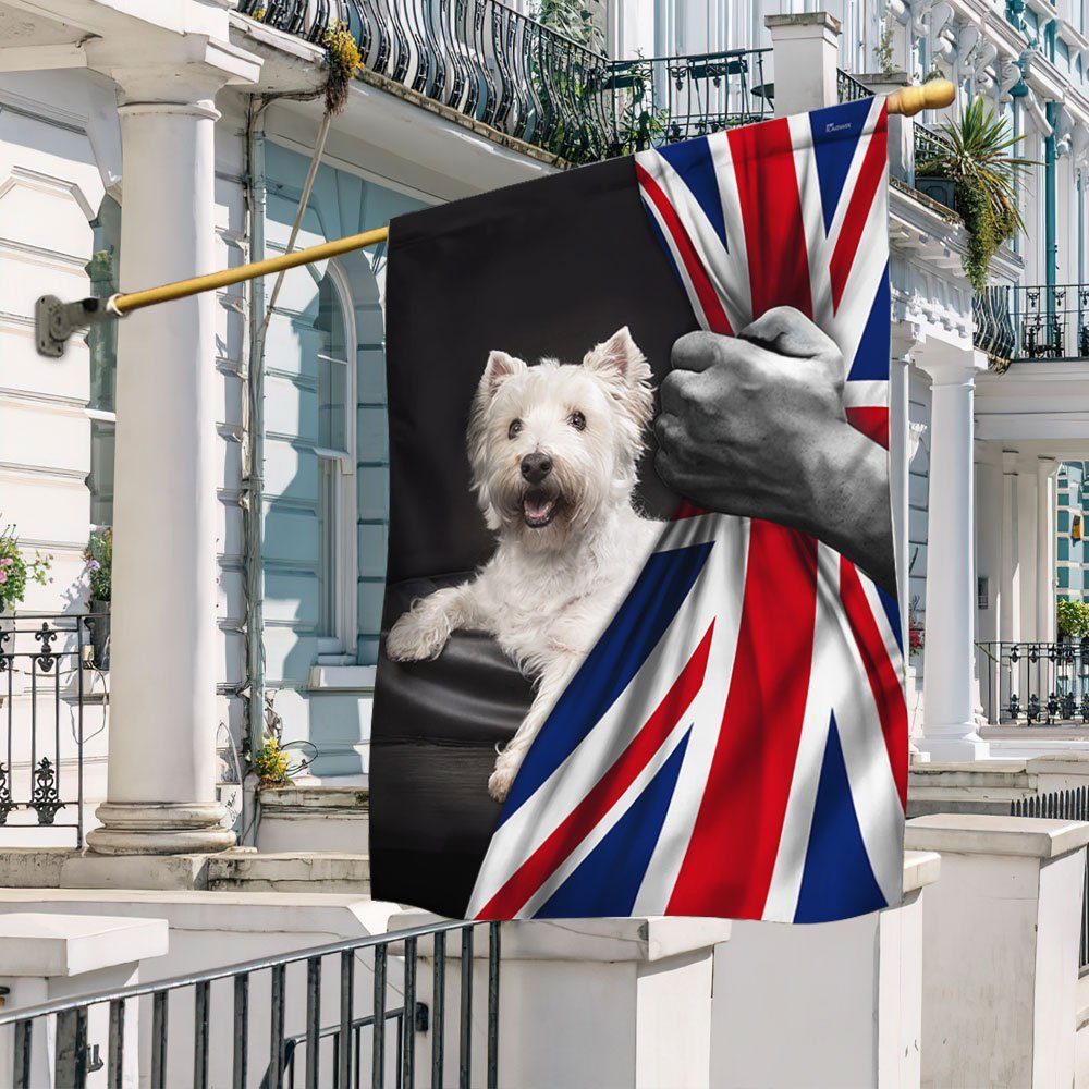 Westie Flag West Highland White Terrier Flag TRL1911Fv4