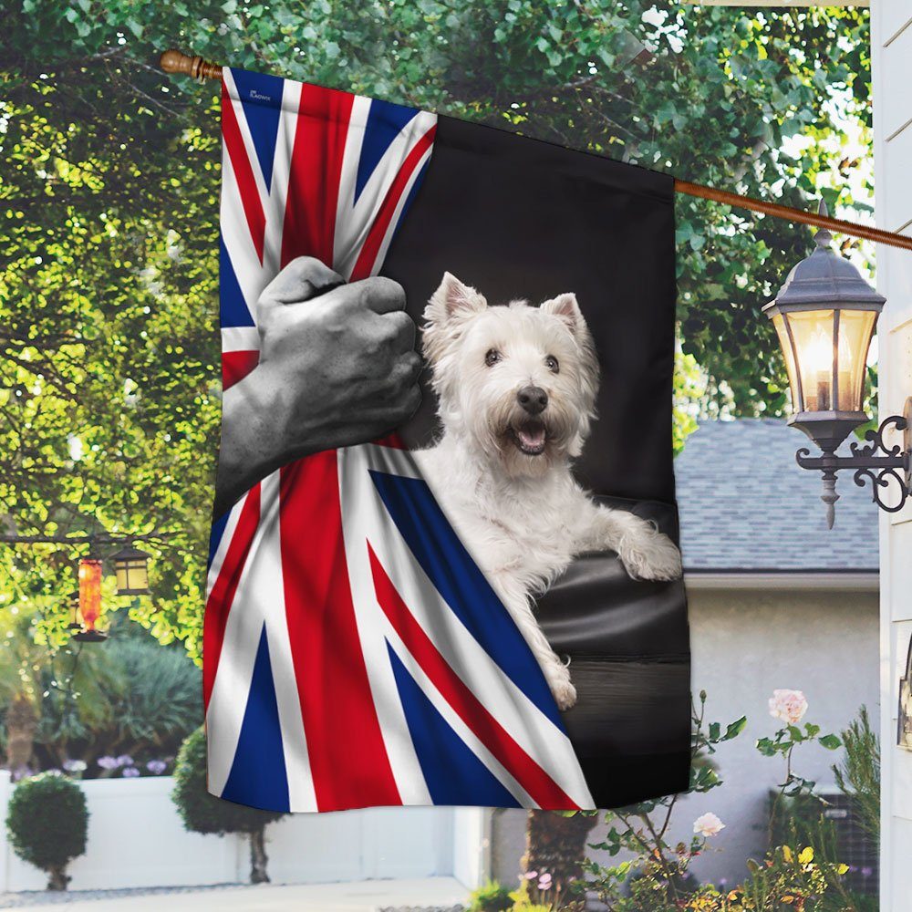 Westie Flag West Highland White Terrier Flag TRL1911Fv4