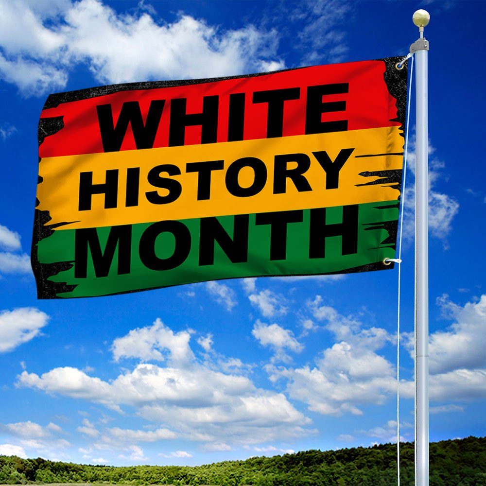 White History Month Grommet Flag QNK1037GFv1