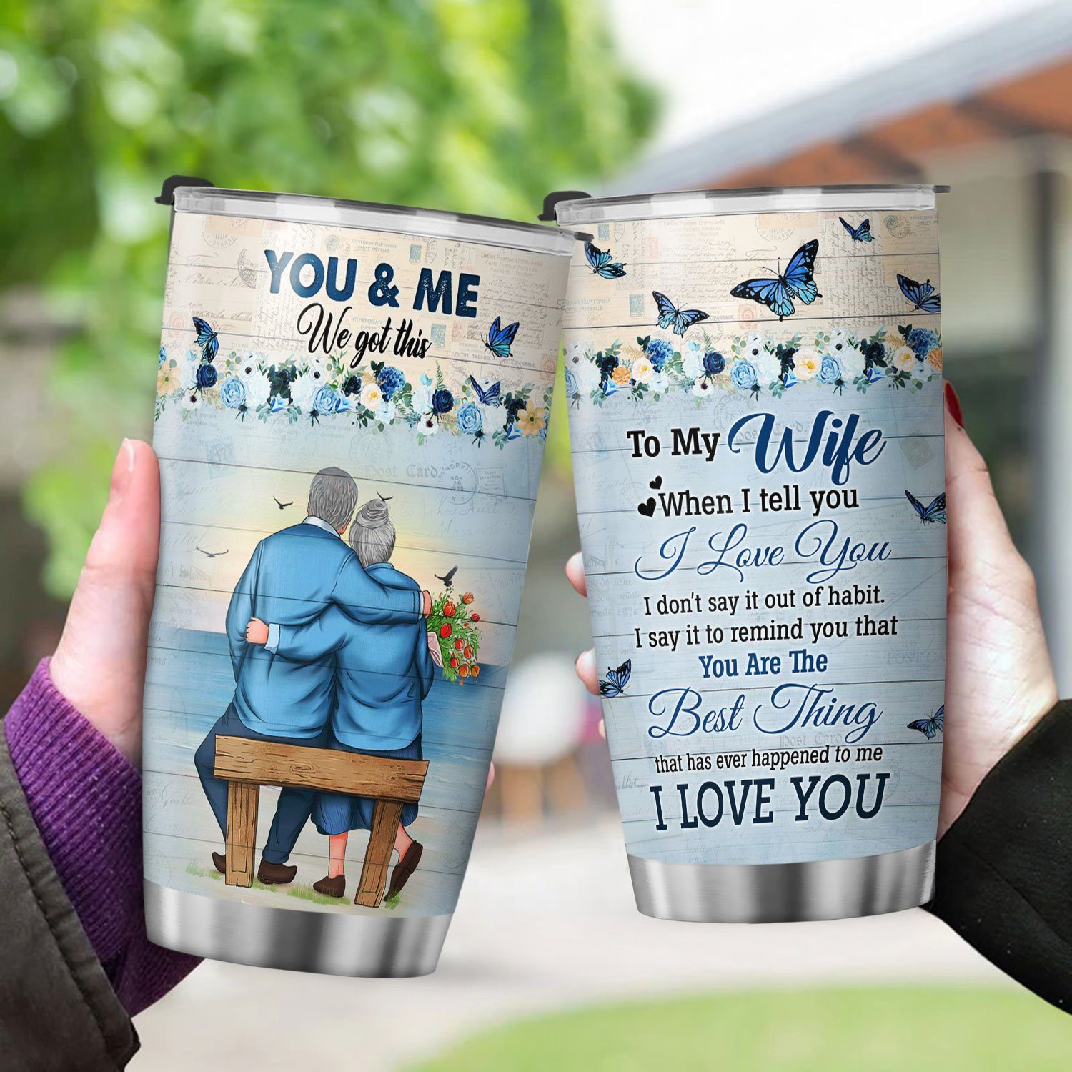 Wife Tumbler To My Wife When I Tell You I Love You Tumbler 20oz MLN478TUv1
