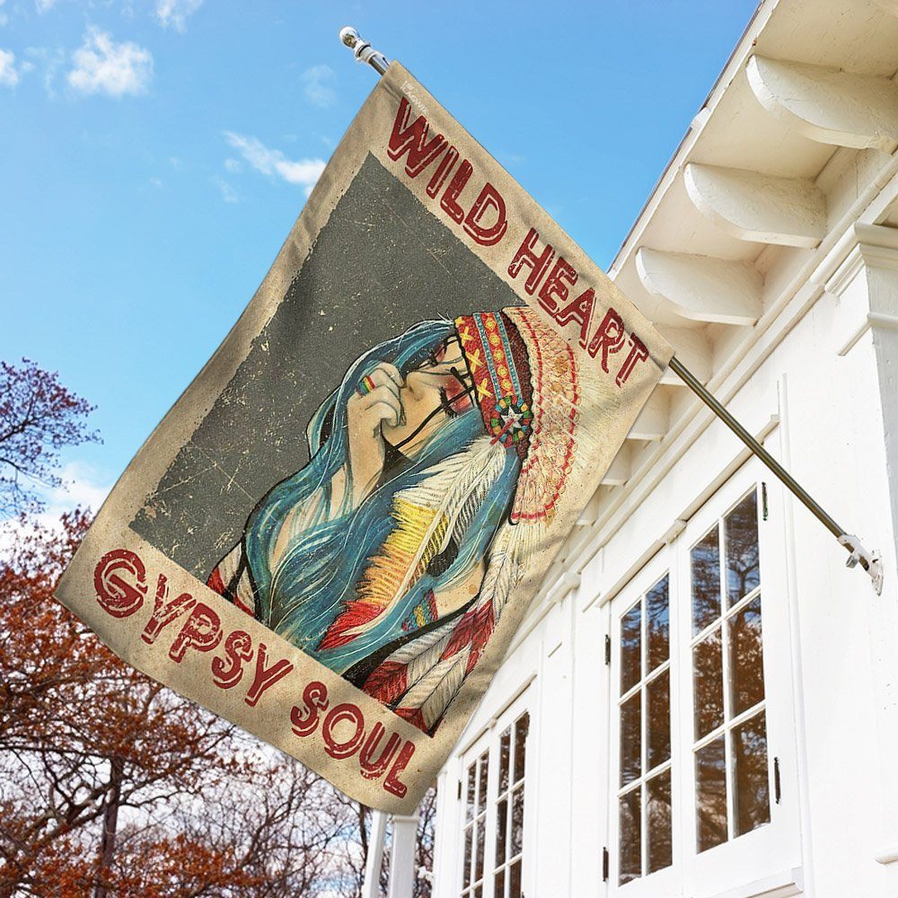 Wild Heart Gypsy Soul Flag