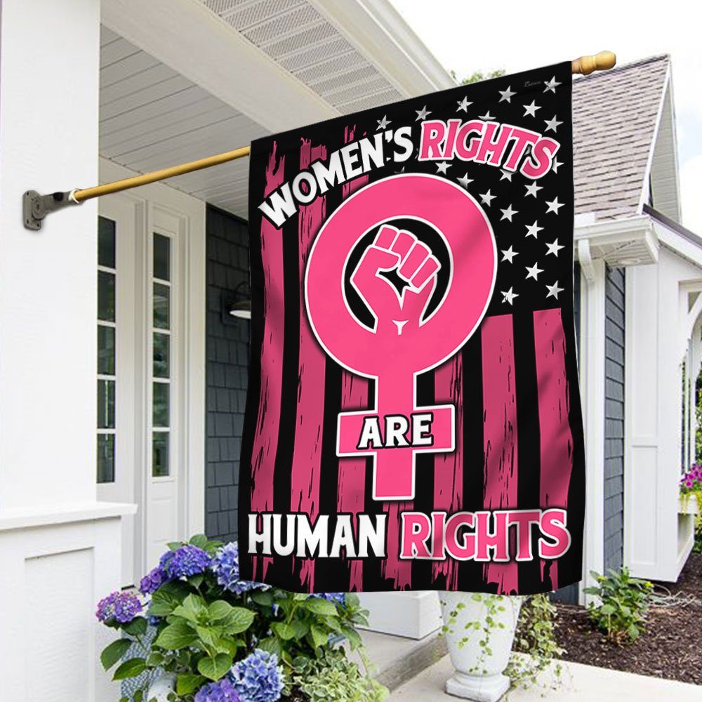 Women’s Rights Are Human Rights Flag My Body My Choice American Abortion Law QNN571Fv1