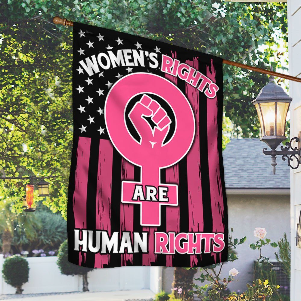 Women’s Rights Are Human Rights Flag My Body My Choice American Abortion Law QNN571Fv1