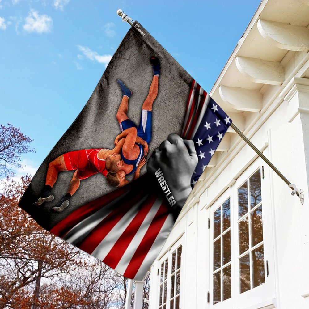 Wrestling Wrestle Wrestler Flag