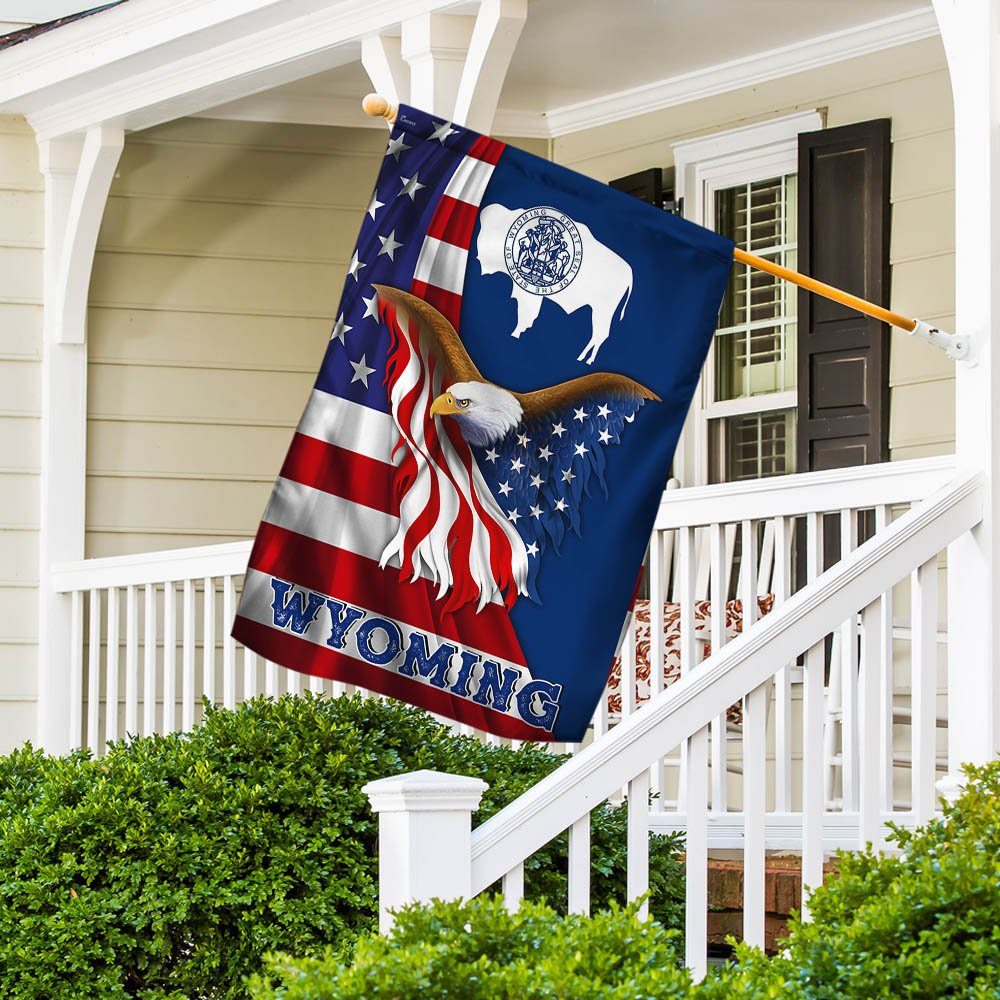 Wyoming Eagle Flag MLH1774Fv2