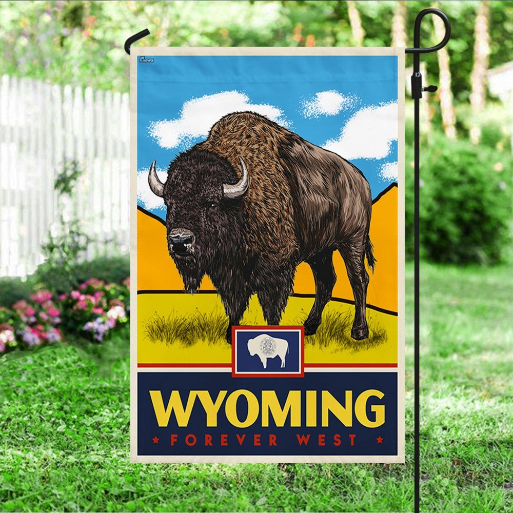 Wyoming Flag Forever West LNT413F