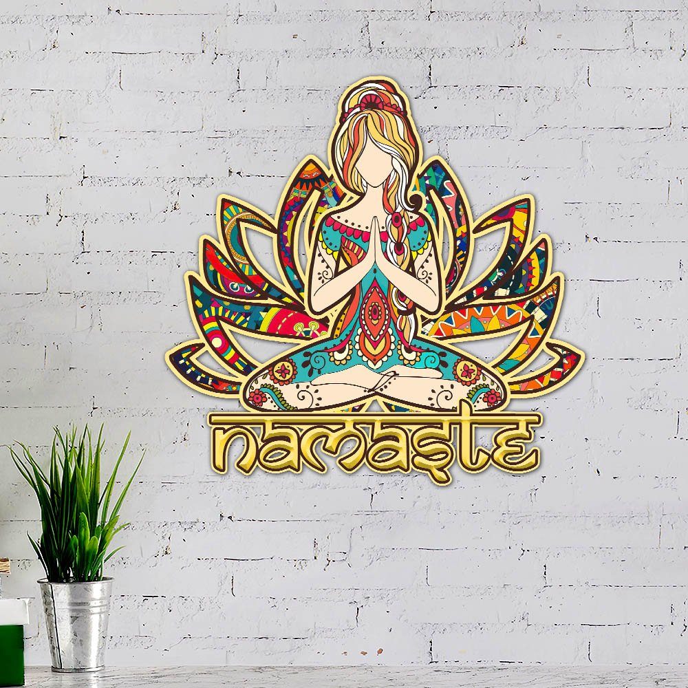 Yoga Metal Sign Namaste BNN158MS