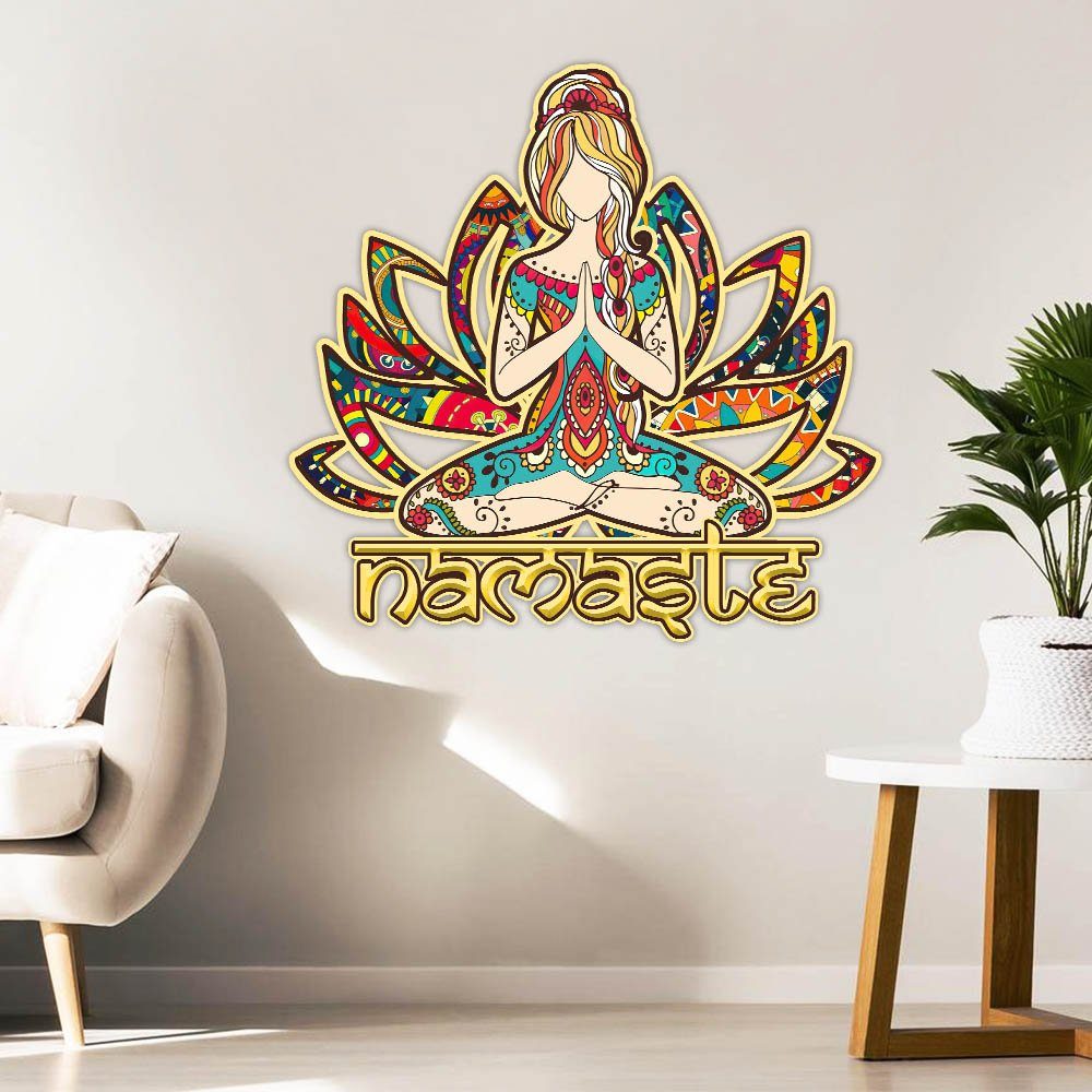 Yoga Metal Sign Namaste BNN158MS