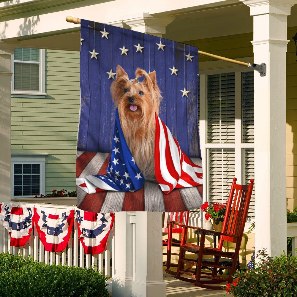 Yorkshire Terrier Dog Flag Hola LNT290Fv1