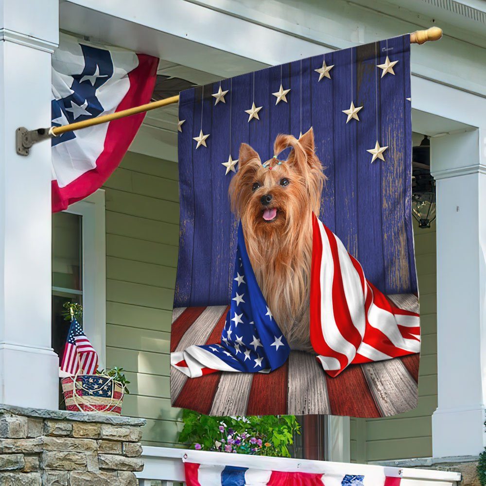 Yorkshire Terrier Dog Flag Hola LNT290Fv1