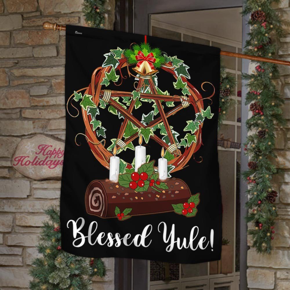 Yule Flag Wishing You A Blessed Yule DBD3094F