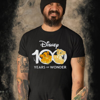 100 YEARS OF WONDER NALA SIMBA LOGO SHIRT