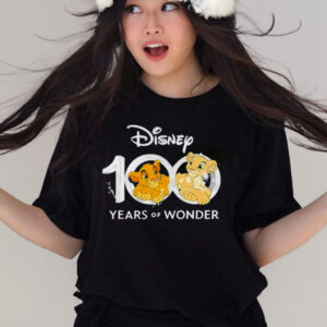 100 YEARS OF WONDER NALA SIMBA LOGO T-SHIRT