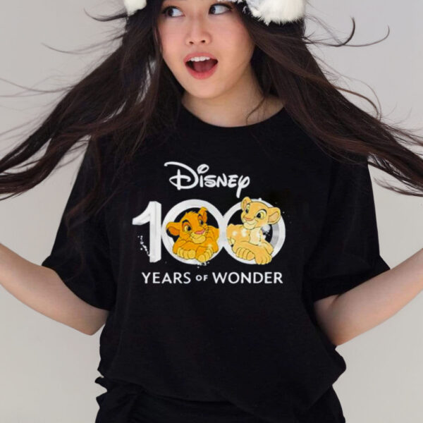 100 YEARS OF WONDER NALA SIMBA LOGO T-SHIRT