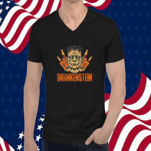 Halloween Frankenstein Monster Drunkenstein Drinking 2023 Shirt