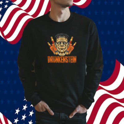 Halloween Frankenstein Monster Drunkenstein Drinking 2023 Shirt