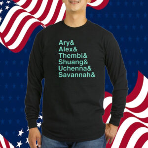 Ary Alex Thembi Shuang Uchenna Savannah Tee Shirt