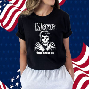 Misfits Walk Among Us Black Retro Shirt