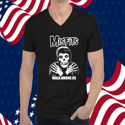 Misfits Walk Among Us Black Retro Shirt