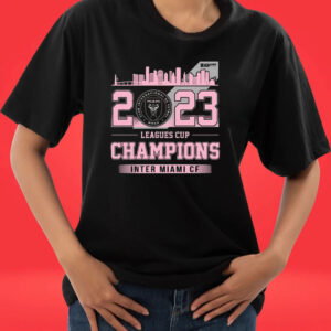 2023 Leagues Cup Champions Inter Miami Cf Skyline TShirt