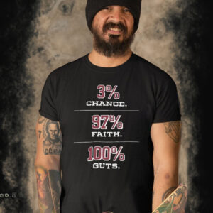 3% Chance 97% Faith 100% Guts Shirt