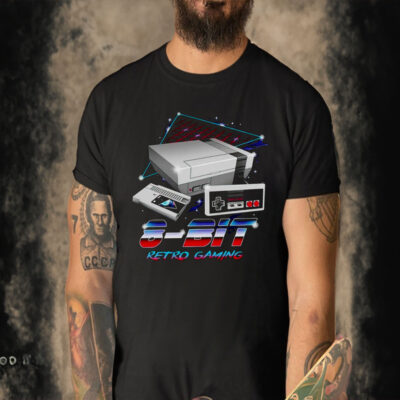 8-bit retro gaming t-shirt