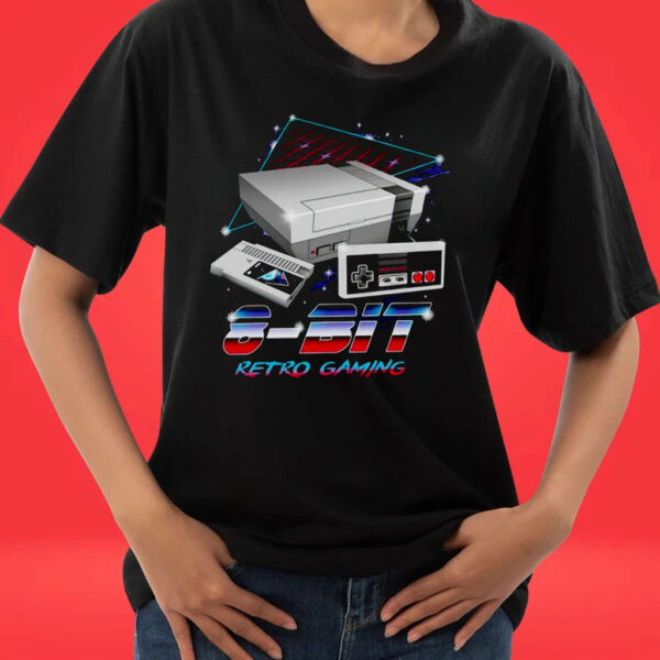 8-bit retro gaming tee shirt