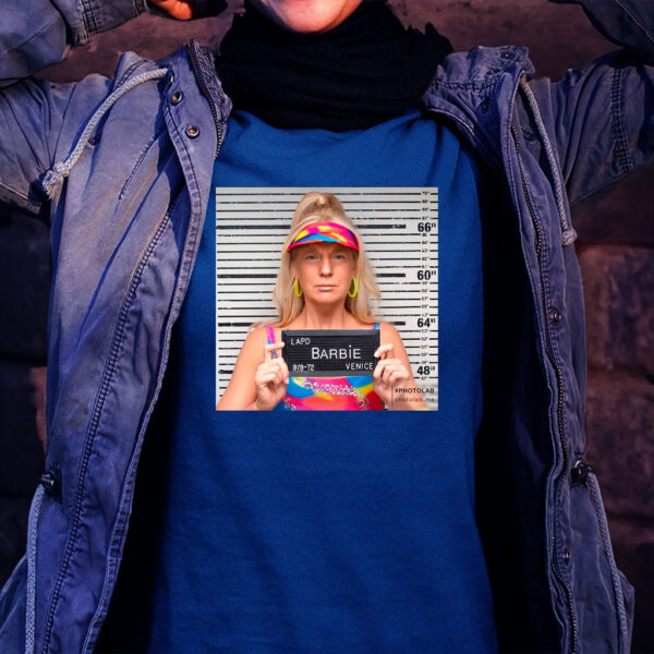 Barbie Trump Mugshot Tee Shirt