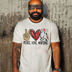 Diamond Peace Love And Nursing Shirt