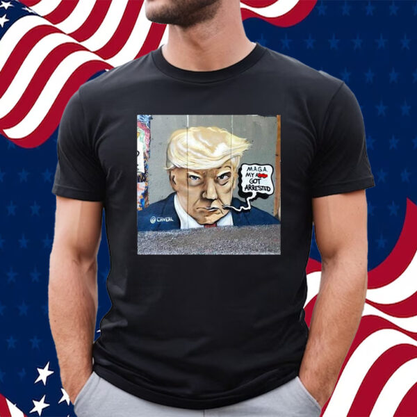 Donald Trump’S Mugshot Maga My As Got Arrested In Atlanta T Shirt