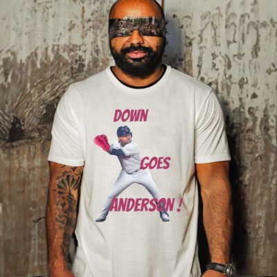 Down Goes Anderson Shirt Jose Ramirez Punch Shirt Cleveland Guardians Fight Jose Ramirez And Tim Anderson Fight Tshirt