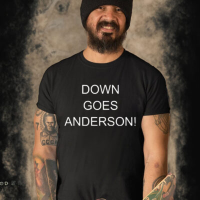 Down Goes Anderson Shirt Tom Hamilton Down Goes Anderson Shirt Tim Anderson Jose Ramirez Shirt Tom Hamilton Shirt Baseball Fight