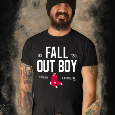 Fall Out Boy Boston Red Sox Fenway Park Tour Shirt