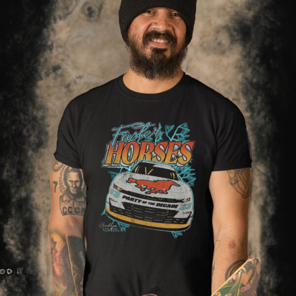 Faster Horses Store Race Car T-Shirt