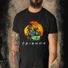 Friends Van Halloween Scooby Doo Mystery Machine Horror Movie Villains Characters T-shirt