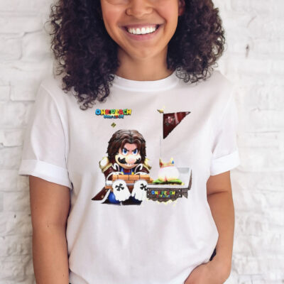 GOL D ROGER X SUPER MARIO ONE PEACH ONE LOVE SHIRT