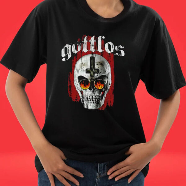 Godless Halloween Skull Tee shirt