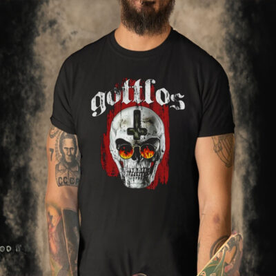 Godless Halloween Skull shirt