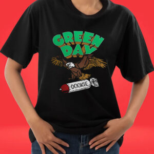 Green day merch dookie eagle thermal Tee Shirt
