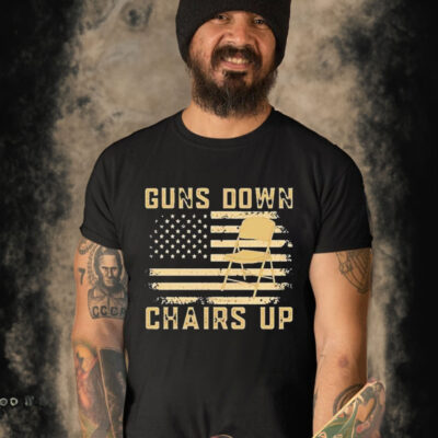 Guns down chairs up fight in montgomery Alabama brawl T-shirt