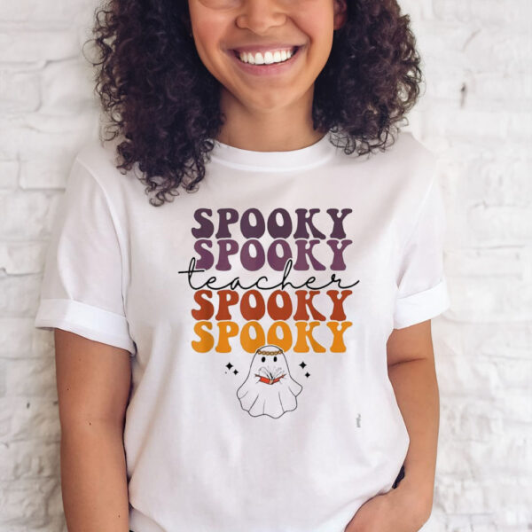 Halloween costume spooky season teacher T-shirt